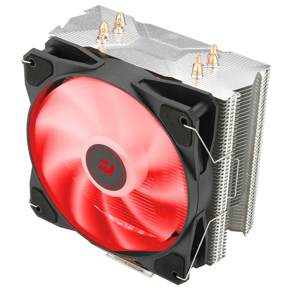 Air Cooler Redragon Tyr, LED Vermelho, AMD/Intel, 120mm, Preto - CC-9104R