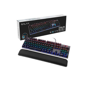 Teclado Gamer Mecânico Galax Stealthy Series Stl-03 Blue Switch/rgb/104 Teclas/metal - Kgs0314T1Mr1Bbk0 - US