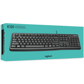 Teclado Logitech K120 Preto ABNT2