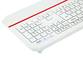 Teclado Membrana Redragon Karura 2, Apoio de Pulso, Atalhos Multimídas, ABNT2, Branco - K502W-N