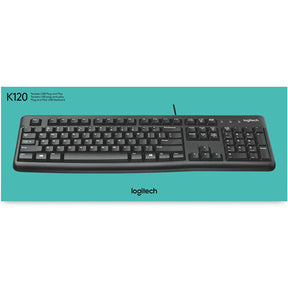 Teclado Logitech K120 Preto ABNT2